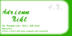 adrienn nikl business card